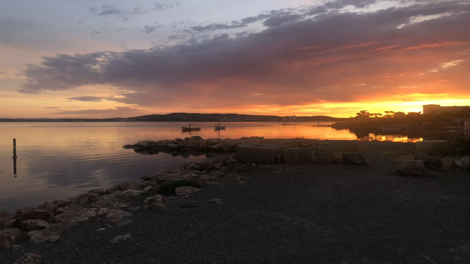 Fishing port on the Southern France coast